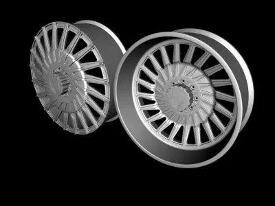 Wheel Amani Forged Culture Dually Low-poly 3D model