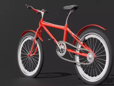 Traditional Bicycle 3D model