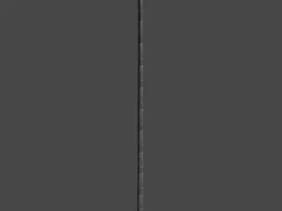 Streetlight pole Low-poly 3D model