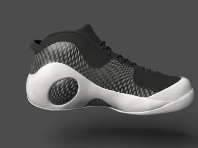 Nike Air Zoom Flight 95 Low-poly 3D model