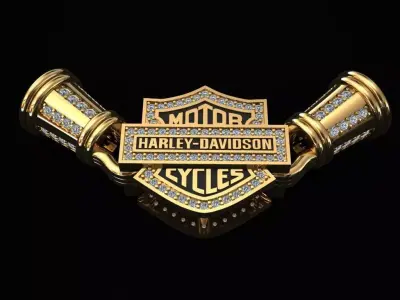Harley-Davidson Pendant Code-CGH001 3D print model