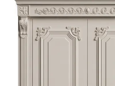Classic Doors 04 3D model