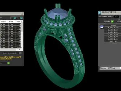 ring code 144 3D print model