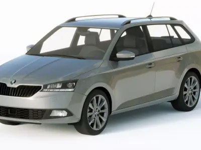 Skoda Fabia Combi 2019 3D model