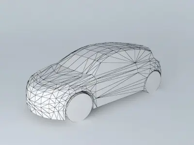 NEG Car template Free 3D model