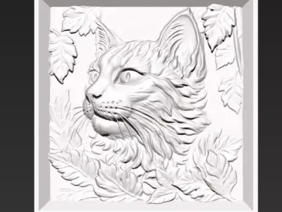 Cat A12 3D print model