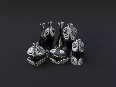 Vases vase Low-poly 3D model