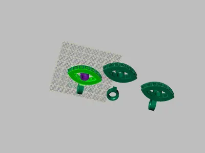 Eye of God Pendant 3D print model