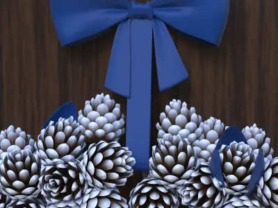 Christmas Wreath 3D model