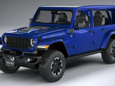 Jeep Wrangler 4xe Rubicon 2024 3D model