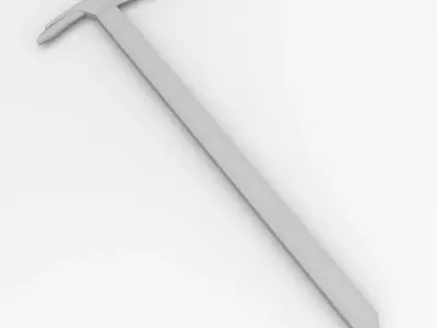 Ice Axe 3D model