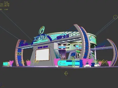Exhibition - Area - 18X18-3DMAX2009-02 3D model