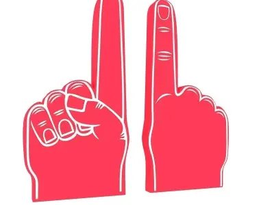 Foam Finger 3D model