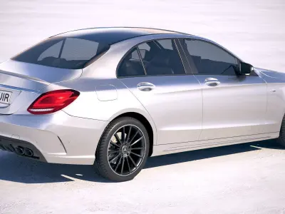 Mercedes C43 AMG 4matic 2019 3D model