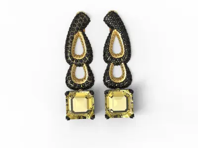 Earring De GRISOGONO 3D print model