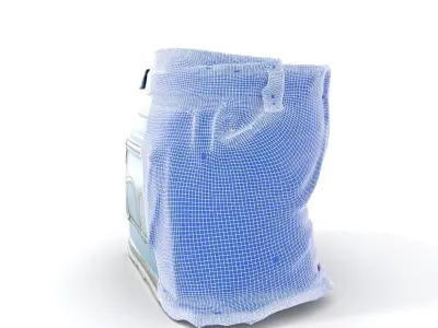 Denim Skirt D Model Pack Low-poly 3D model