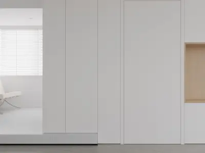 3D Model of Modern Minimalist Apartment Interior Design 3D model