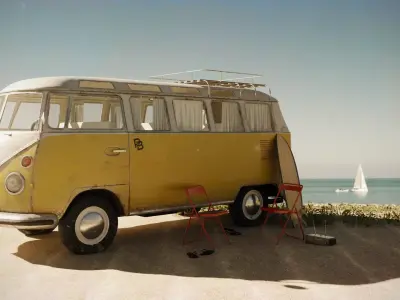 Volkswagen Kombi T1 3D model
