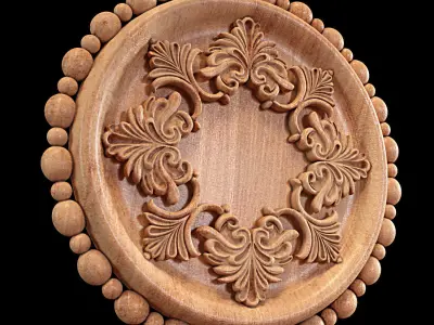 Ceiling Medallion 08 3D model