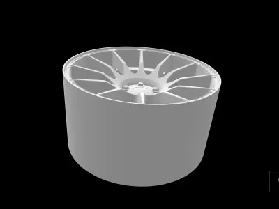 Protrack One scalable and printable rims 3D print model