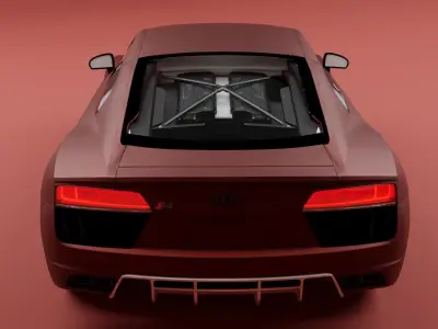Car Audi R8 V10  3D model