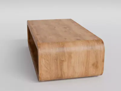 Coffee Table 06 Low-poly 3D model