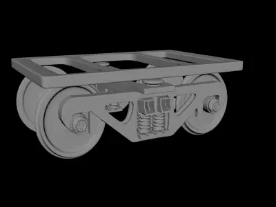 TRAIN BOGIE 3D model