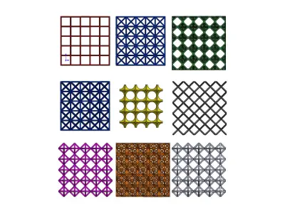3D Lattice Structures  3D print model