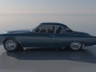 Studebaker Commander Coupe 1953  3D print model
