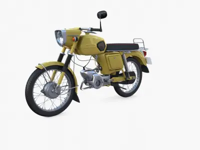 Generic motorcycle 3D model