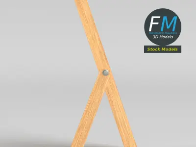Table mirror 3D model purchase