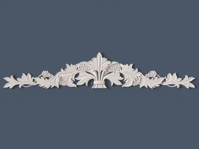 Decorative Onlay 3D model 6