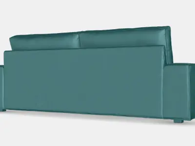 KIVIK 3-sitssoffa Low-poly 3D model