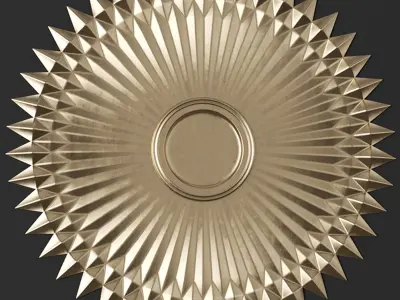 8 Ornament Circular 3Dmodel Brush alpha vol3 3D model