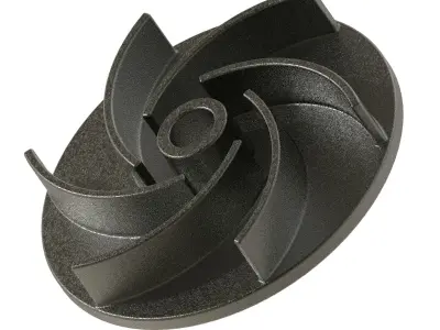 Premium Semi Open Impeller 3D print model