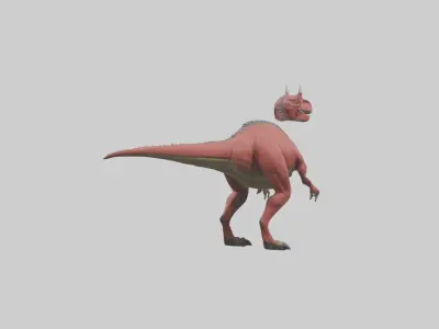 Carnotaurus model Low-poly 3D model