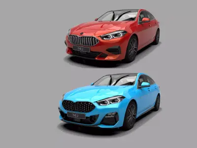 2 Series Gran Coupe F44  Organizing 3D model
