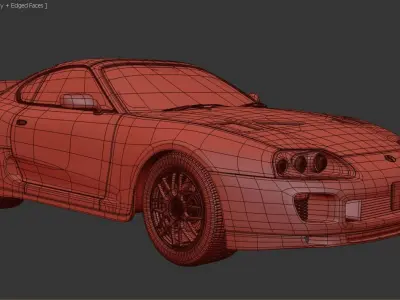 Toyota Supra 3D model