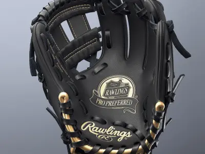 Baseball Glove  3D model