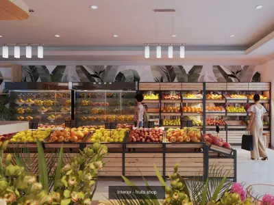 Interior - Full model - Vray for sketchup 3D Model Collection