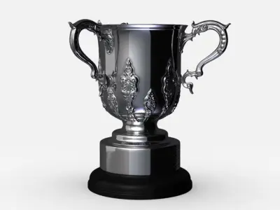 League Cup Trophy 3D model