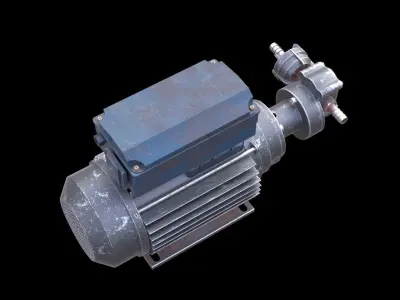 Water Pump PBR Material 3D model