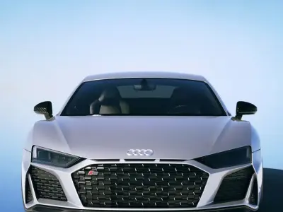 Audi R8 Coupe 2021 Low-poly 3D model