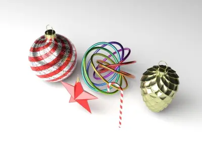 Christmas Balls 3D model