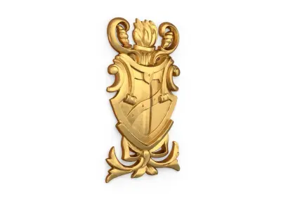 Classic decor ornament 320 3D model