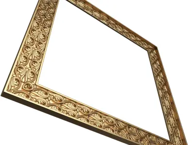 Classic Frame 036 Low-poly 3D model