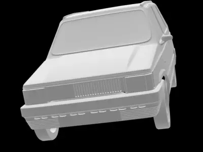 Fiat Panda 1st Gen 3D print model