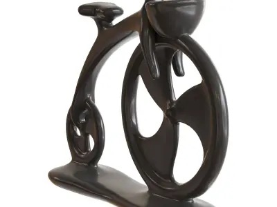 Abstract Bike Sculpture 3D model