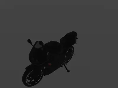 Transformation of Motorcycle 3D model