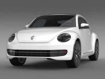 VW Beetle TDI 2013 3D model